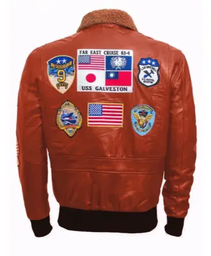Top Gun G-1 Far East Cruise 63-4 Rust Bomber Sherpa Jacket