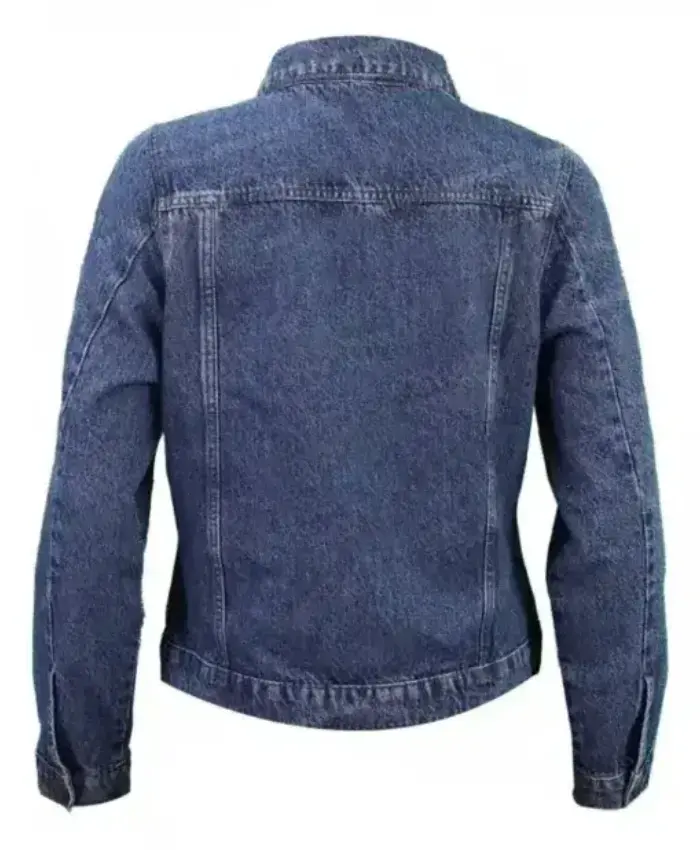 Top Gun Maverick Jennifer Connelly Blue Denim Trucker Jacket