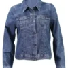 Top Gun Maverick Jennifer Connelly Blue Denim Trucker Jacket