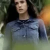 Top Gun Maverick Jennifer Connelly Blue Denim Trucker Jacket