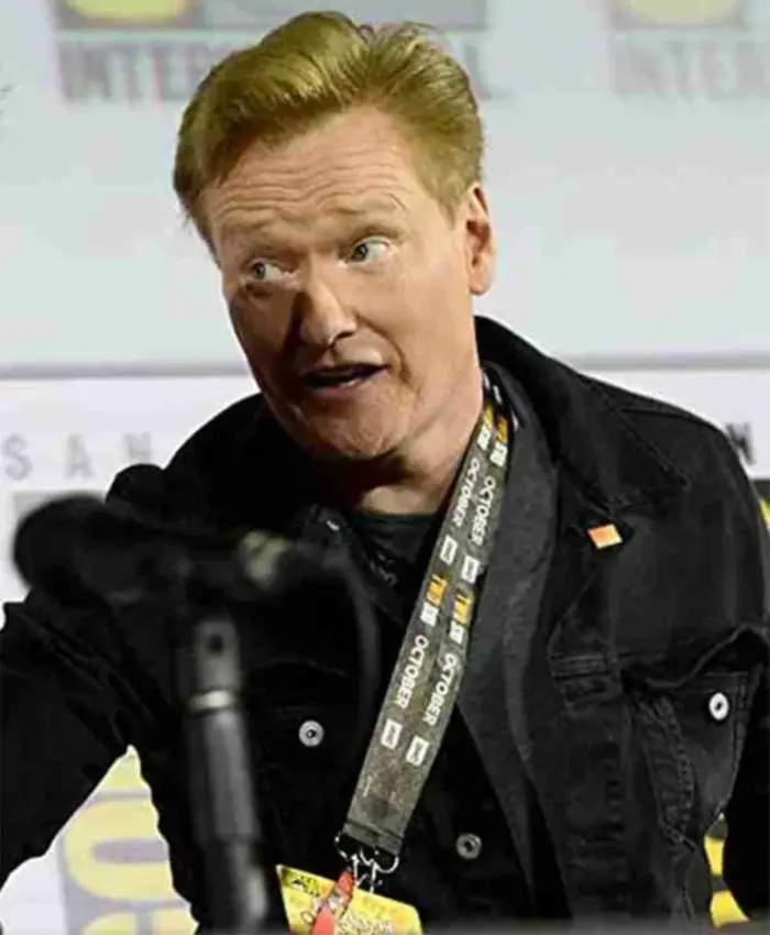 Conan O’Brien Top Gun Event Black Jean Denim Trucker Jacket