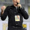 Conan O’Brien Top Gun Event Black Jean Denim Trucker Jacket