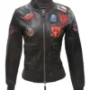 Top Gun Women’s Vegan Bomber Jacket