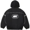 Supreme x Nike Black Nylon Hooded Jacket