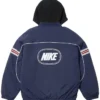 Supreme x Nike Blue Nylon Hooded Jacket