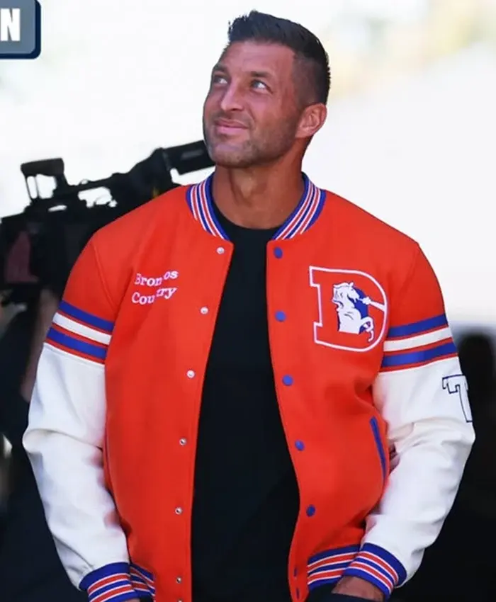 Tim Tebow Denver Broncos Letterman Varsity Jacket