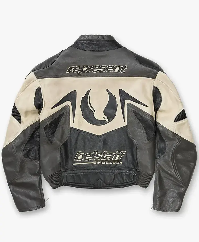 Represent X Belstaff Leather Racing Jacket