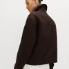 M&S Chocolate Brown Suede Jacket