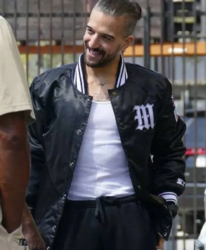 Dancing With The Stars Mark Ballas Black Varsity Jacket