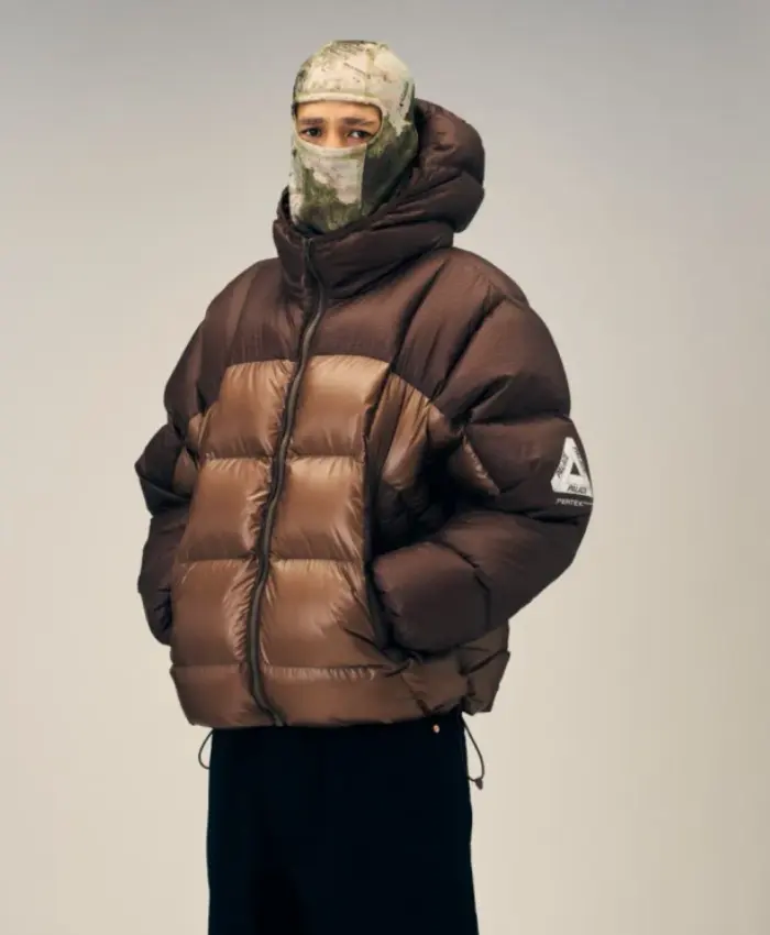 PALACE SKATEBOARDS 2026 Brown Puffer Jacket