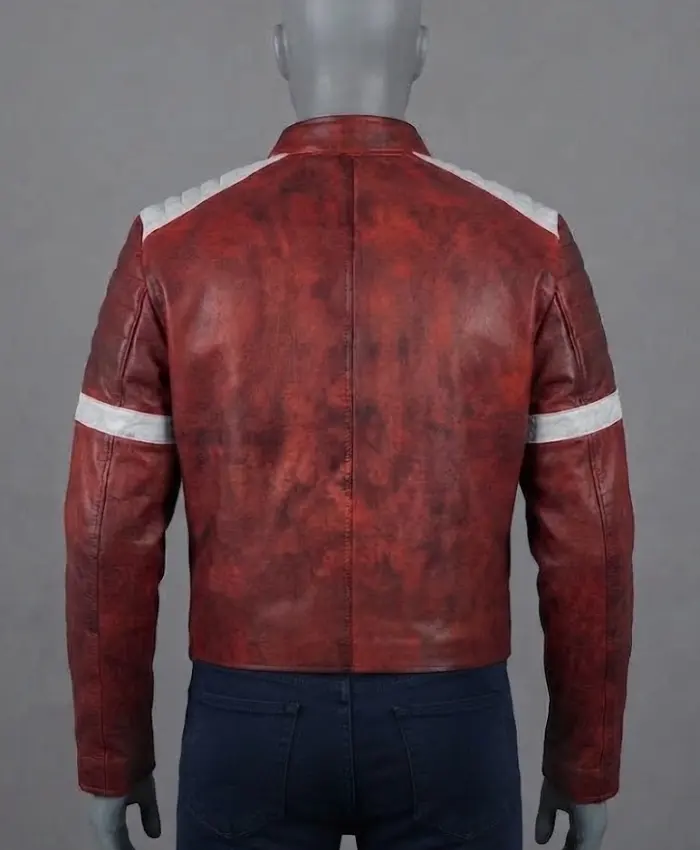 Tyler Durden Fight Club Real Leather Jacket