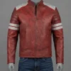 Tyler Durden Fight Club Real Leather Jacket