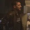 Eddie Brock Venom Distressed Brown Leather Jacket