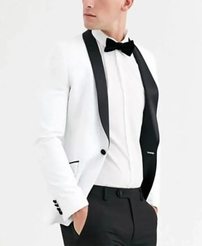 13 Reasons Why Justin Foley Tuxedo Blazer