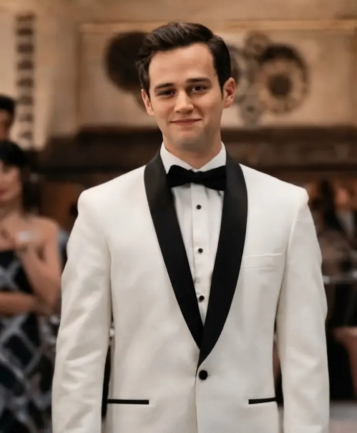 13 Reasons Why Justin Foley Tuxedo Blazer