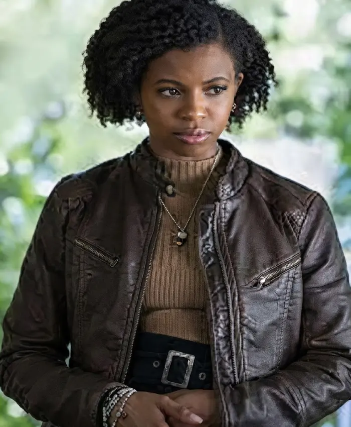 13 Reason Why S04 Ani Achola Brown Jacket
