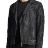Tony Padilla 13 Reasons Why Quilted Biker Leather Jacket