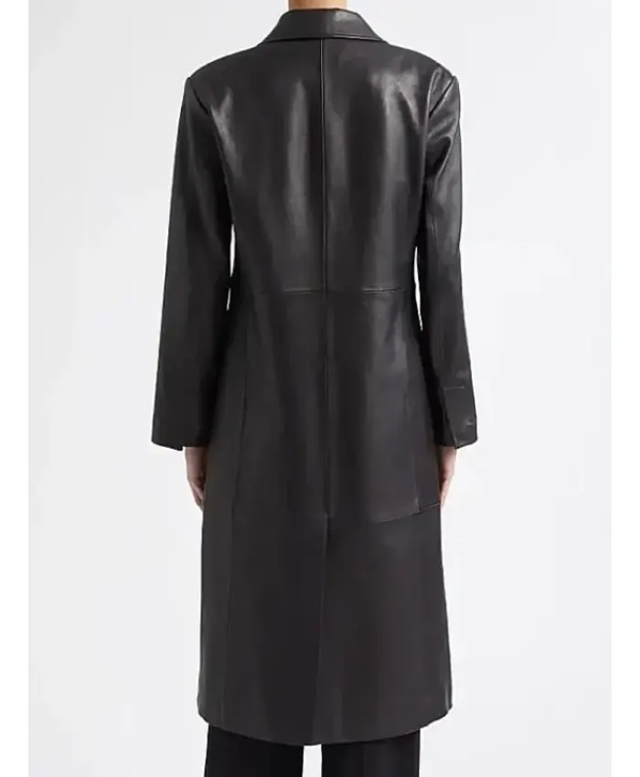 Taylor Swift Patient Zero Black Leather Coat