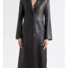 Taylor Swift Patient Zero Black Leather Coat