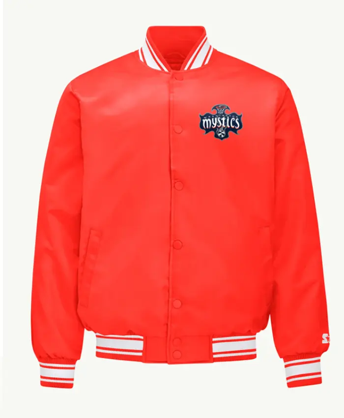Washington Mystics Basketball Varsity Satin Jacket