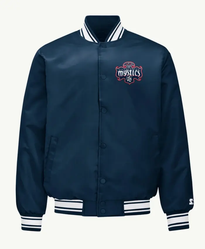 Washington Mystics Basketball Varsity Satin Jacket