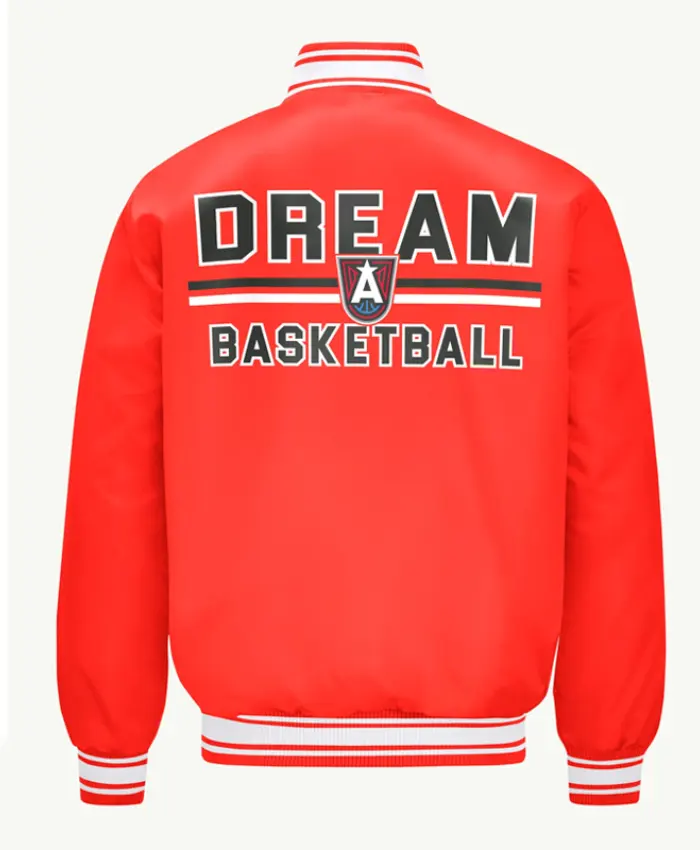 Atlanta Dream Basketball Varsity Satin Jacket