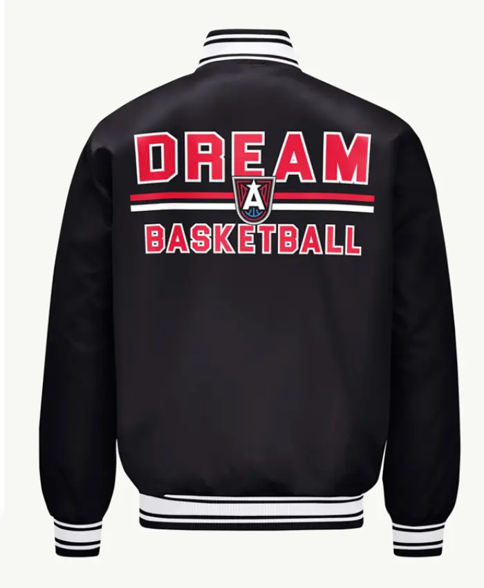 Atlanta Dream Basketball Varsity Satin Jacket