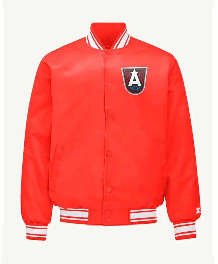 Atlanta Dream Basketball Varsity Satin Jacket