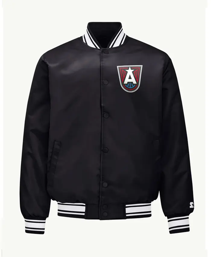 Atlanta Dream Basketball Varsity Satin Jacket