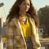 Madison Bailey Outer Banks Plaid Jacket