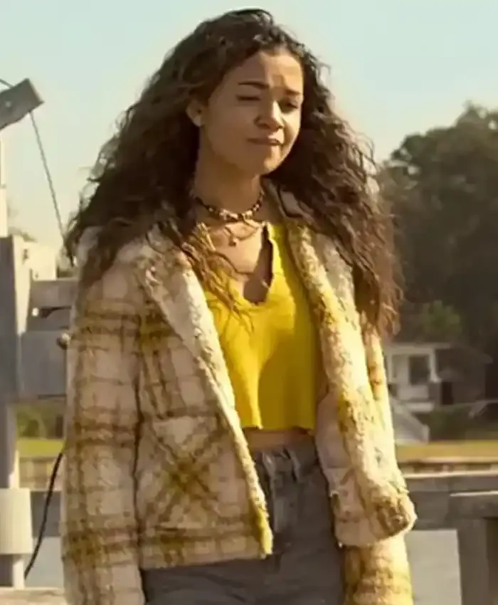 Madison Bailey Outer Banks Plaid Jacket