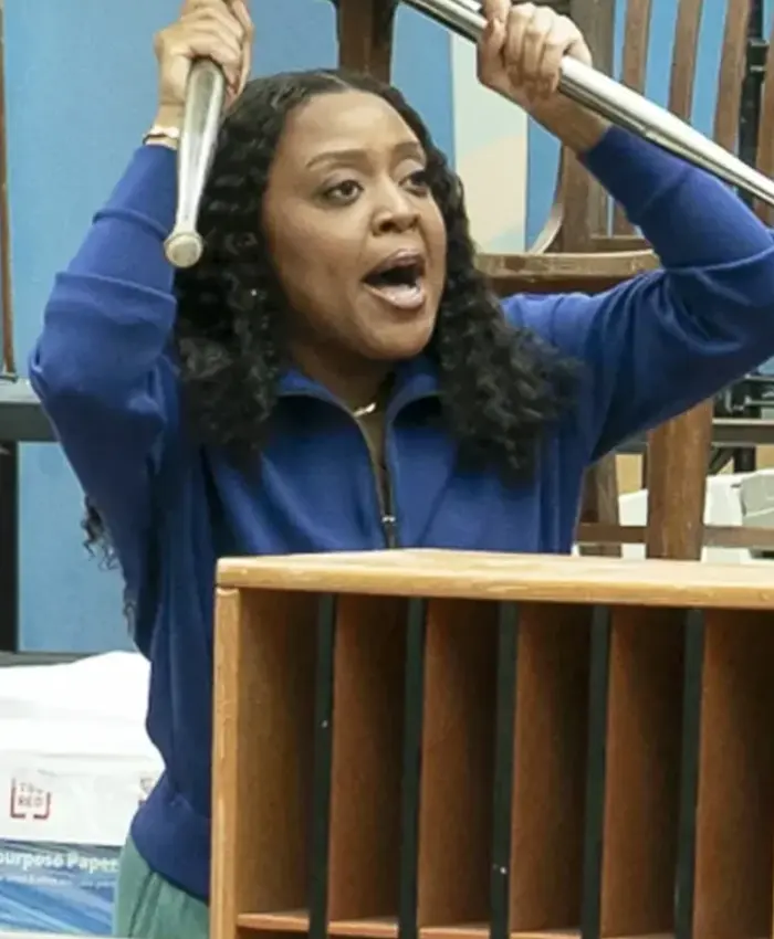 Abbott Elementary S05 Janine Teagues Blue Jacket