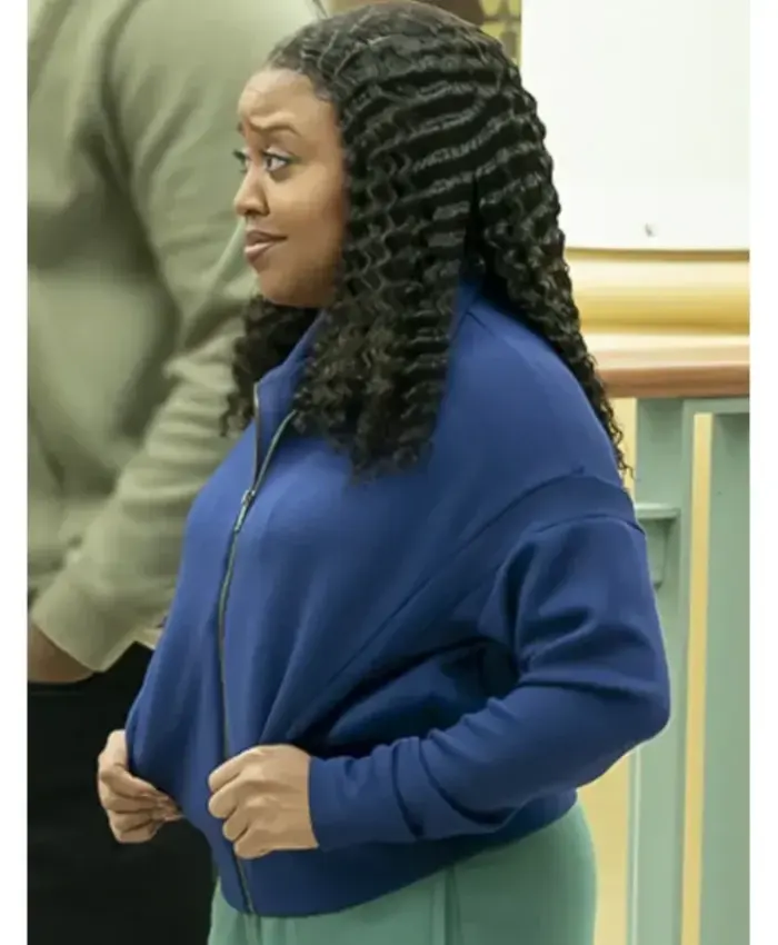 Abbott Elementary S05 Janine Teagues Blue Jacket