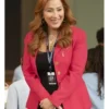 Abbott Elementary Melissa Schemmenti Pink Jacket