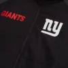 New York Giants lululemon Mens Black Nylon Oversized Jacket For Sale