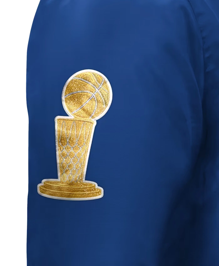 New York Knicks 2026 Finals Champions Blue Satin Starter Jacket