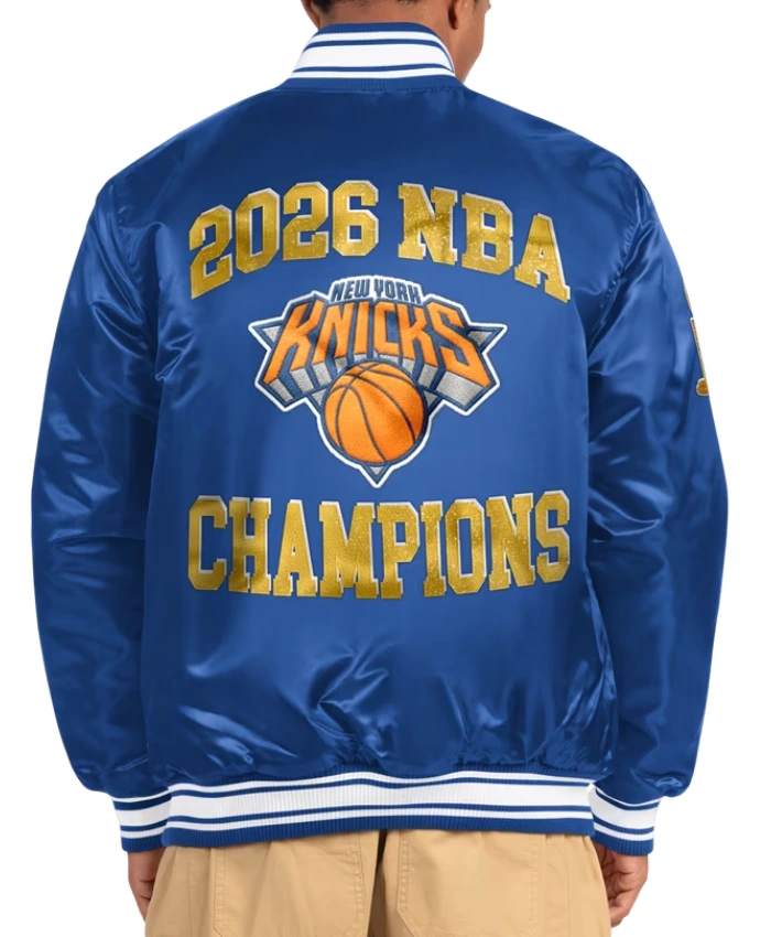 New York Knicks 2026 Finals Champions Blue Starter Jacket