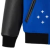 New York Knicks OVO x NBA Black Full Snap Varsity Jacket