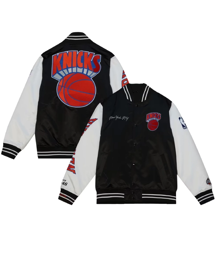 New York Knicks Origins Black and White Jacket