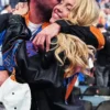 New York Knicks Sydney Sweeney Finals Champions Leather Jacket