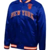New York Knicks Throwback Wordmark Raglan Jacket