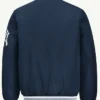 New York Yankees Across Satin Full Snap Varsity Jacket