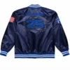 New York Yankees Jay Z The Blueprint Full Snap Navy Satin Jacket Sale