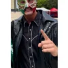 Night Before AAA Mega Championship Mexico City Crowd Rally 2026 El Grande Americano Leather Fringe Jacket