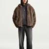 Nike Morants Brown Fur Hooded Jacket For Men and Women