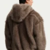 Nike Morants Brown Hooded Jacket For Men And Women