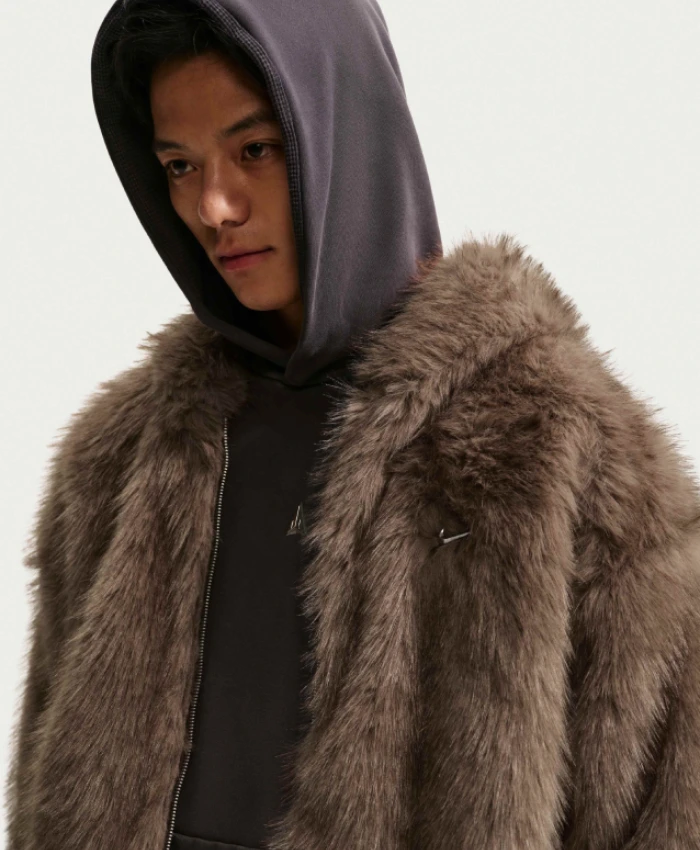 Nike Morants Fur Hooded Jacket For Men and Women