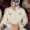 Noche UFC Ceremonial Weigh In Edgar Chairez Venum UFC Unity Fight Week Tan Hooded Jacket