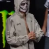 Noche UFC Ceremonial Weigh In Edgar Chairez Venum UFC Unity Fight Week Tan Zip Up Jacket