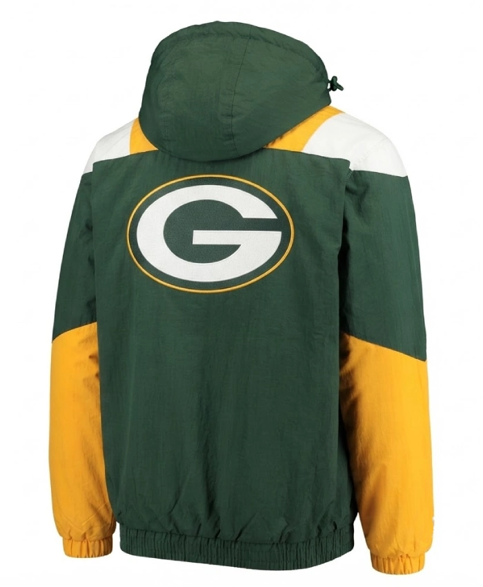 Green Bay Packers Charger Half-Zip Pullover Jacket